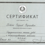 сертификат Бобкин